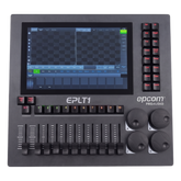 Consola de Iluminación DMX EPLT1 / 2 Universos / Pantalla 10.1" Multitáctil / 10 Faders + 4 Ruedas / WiFi Integrado / Flight Case Incluido