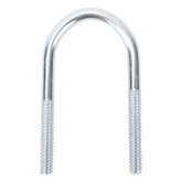 Abrazadera tipo U de 1 1/4", con acabado Electro Zinc, no incluye tuercas y arandelas