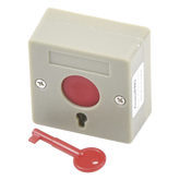 Botón de Pánico a Prueba de Fuego / Restablecimiento con Llave / Tamaño Compacto para Fácil Instalación