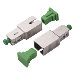 Atenuador Óptico Macho-Hembra con Conector SC/APC de 15dB para Fibra Monomodo