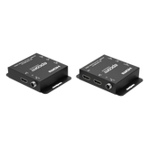 Kit Extensor HDMI | 4K30 hasta 100m | Cat6 | Transmisión sin Compresión | Soporta PoC Bidireccional | EDID y Audio 5.1CH