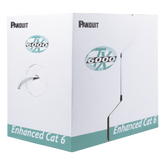 Bobina de Cable UTP 305 Metros (1000 Pies) de Cobre, TX6000™ PanNet, Reelex, Gris, Categoría 6 Mejorado (23 AWG), PVC (CMR, Riser), de 4 Pares