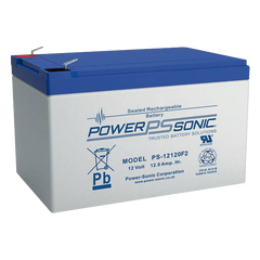 Batería 12V Recargable, 12AH, Para Respaldo, Tecnologías AGM/VRLA, 5 Años Vida Útil, Terminales tipo F2, Reconocida UL , Sin Mantenimiento, Sin Derrames