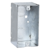 Caja (Chalupa) 4x2"/ Profundidad 2-1/8"/ 8 Entradas de 3/4"/Soldada
