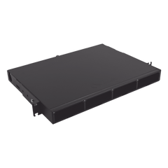 Distribuidor de Fibra Óptica de Alta Densidad LigthVerse *Core* Para Rack de 19 Pulgadas, Acepta 4 Placas Plug and Play, Hasta 96 Fibras, 1 UR