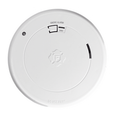 Alarma de Humo First Alert SM210L / Sensor Fotoelectrico / Batería de Litio Sellada de 10 Años / Luz de Seguridad / Rango de Temperatura 4.4°C a 37.8°C/ Cumple UL217, CSFM, NFPA 72, NFPA 101, ICC