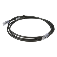 Cable de Parcheo UTP, Cat6A, 24 AWG, CM, Color Negro, 0.91 Metros (3 Pies)