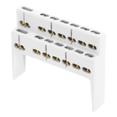 Soporte + Barra de Conexion (12/24/36 MOD) (12+2 ENTR.) IP40