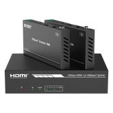 Splitter mas Extensor de Video | 1x2 | ProAV | HDBaseT™ | 120m en 4K@60Hz | 150m en 1080p@60Hz | Cat6/6a/7 | Gestión Avanzada EDID | Control IR y RS232 | PoC | Salida de Audio