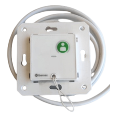 Módulo Asistencial de Empotrar IP67 / Material ABS Antimicrobiano / Botón Cancelación / Indicador Luminoso de Alarma y Presencia / RS485 / Compatible Cajas Europeas y Americanas