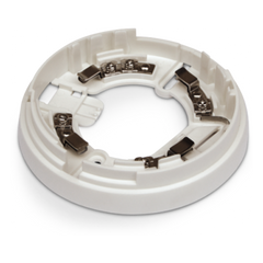 Base de Montaje para Detectores de Incendio INIM / Compatible IRIS Convencional y ENEA Analógico Direccionado / Terminales +, -, R / Cortocircuito Integrado / 110 mm (4.3 in) / 15 g