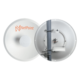 1 Antena Direccional Dual-Polaridad MLO Alto Rendimiento / diámetro de 39.6 cm / 4.9-7.2 GHz / Ganancia 27 dBi / SLANT de 45 ° o 90 ° / Conector N-Hembra / Montaje, jumpers y radomo incluidos.
