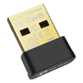 Adaptador USB Nano Wi-Fi 6 / Dual Band 600 Mbps en 5 GHz / 287 Mbps en 2.4 GHz / Bluetooth 5.3 BLE / WPA3 / Driver Pre-Cargado / 802.11ax