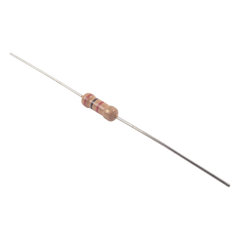Resistencia de 2 k Ohm 1/2 Watt, 5% Axial, Película de Carbón.