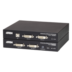 Extensor KVM | HDBaseT™ | 2.0 DVI dual display USB | 1920 x 1200 a 100m