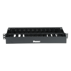 Organizador de Cables Horizontal PatchLink, Doble (Frontal y Posterior), Para Rack de 19in, 1UR