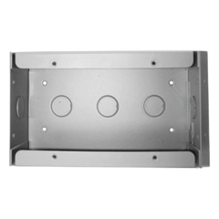 Caja de montaje en superficie de 3 gangs para anunciadores remotos LCD-80F y FDU-80