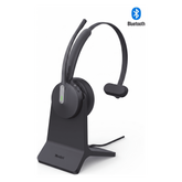 Auriculares mono Yealink BH70 edición MS con base de carga / Bluetooth 5.3 con adaptador USB C&A / 35 horas de conversación / Cancelación de ruido con 3 micrófonos