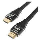Cable HDMI de 3 Metros (9.84 Pies) | Alta Definición | Longitud | Versión 2.0 | Alta Velocidad 18Gbps | 4K@60Hz | Conectores Chapados en Oro | Tipo Redondo