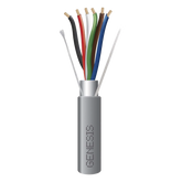 Bobina de 152 Metros (500 Pies) de Cable / 6x22 AWG BLINDADO / Riser / Color Gris / Para Aplicaciones de Audio, Seguridad y Control
