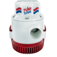 Bomba de Achique Sumergible Rule 14A / 3,700 GPH / 12V CD / Motor de Alta Eficiencia / Ejes de Acero Inoxidable / Protección Térmica TCO / Certificación CE e ISO 8849