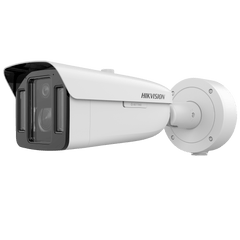 Bala IP Multi-Sensor DeepinView / Lente 15 a 45 mm (4 MP) + lente 4 mm (4 MP) / DarkFighterX y ColorVu / WDR 140 dB / IR + Luz Blanca (100 Mts y 30 Mts) / IP67 / IK10
