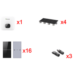 Kit Solar Interconexion / 10kW 220Vca / Inversor GROWATT / Montaje Incluido