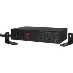 Acondicionador de Voltaje / Entrada 120 Vca / 2 salidas @ 120 Vca NEMA 5-15R / 1,800 W / 15 A / Supresión de Picos / Filtro de Ruido EMI/RFI / Sin bracket