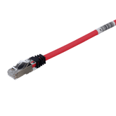 Patch Cord Cat6A, Blindado S/FTP, CM/LS0H, 2.74 Metros (9 Pies), Color Rojo