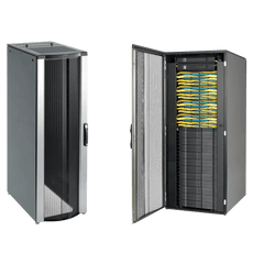 Gabinete Rack ProLine ConnecTek 42 UR / 2000 x 800 x 1100 mm Con Capacidad 1134 kg Acero, Color Negro Con Organizadores Laterales Frontal y Traseros Incluidos