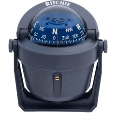 Brújula de Navegación Marítima Ritchie Explorer B-51G / Montaje en Bracket / Dial 2 3/4" (70 mm) / Iluminación Nocturna Verde / DirectiveForce Magnets / Construcción Compuesta Alta Temperatura / 100% Reparable