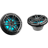 Bocinas Náuticas JL Audio M3 / 7.7" / Coaxial / 70 W RMS / LED RGB / Rejilla Deportiva Gris / 90.5 dB / 45 Hz-25 kHz / 4 Ω