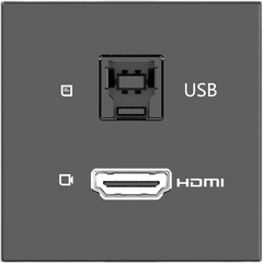 Módulo Pasivo | HDMI + USB Passthrough | 4K@60 (4:4:4) | USB 3.2 Gen 2 10Gbps | Graphite Black