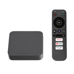 STB 4K Android con Google TV / Alto Rendimiento / Conexión Wi-Fi y por Cable / Control Remoto Bluetooth / Salida HDMI / Software de Gestion para ISPs/ Para modo desarrollador leer la nota en la descripcion
