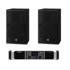 Kit Refuerzo Sonoro | Incluye 2 Bocinas CHR12 y 1 Amplificador PX8 | Ideal para Aplicaciones de Música en Primer Plano