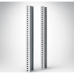 Ángulos de Rack ProTek / 19 UR / Agujeros Cuadrados / 33.25 in (845 mm) / Acero Dulce Galvanizado / Compatible Gabinetes 36 in