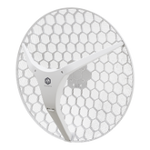 CPE para exteriores de largo alcance con Wi-Fi 6, ideal para enlaces punto a punto, disponible en una versión de 27 dBi (XL).