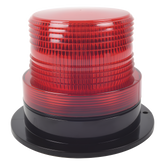 Burbuja Brillante de Larga Vida Útil, con 8 LEDs Color Rojo, Domo Rojo, 12Vcd