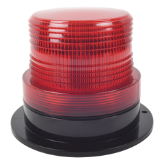 Burbuja Brillante de Larga Vida Útil, con 8 LEDs Color Rojo, Domo Rojo, 12Vcd