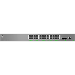 Switch de Red Empresarial L2++ / Serie GWN7800 Pro / 24 Puertos Gigabit PoE 250W / 2 Puertos SFP+ / Gestión Cloud GDMS / VLAN 4K / QoS Avanzado / Seguridad Integral