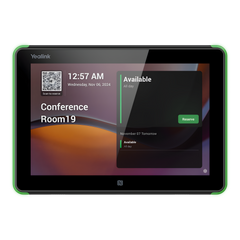 Panel Touch Para Programación De Salas De Reuniones Todo En Uno Con Indicadores LED Laterales Moderno y Ultrafino