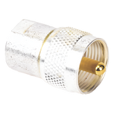 Adaptador UNIDAPT Hembra a UHF Macho (PL-259). Plata / Oro / Teflón.