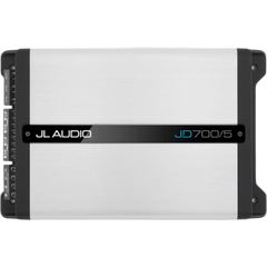 Amplificador de Sistema para Coche / 5 Canales / 700 W / Clase D / 4 x 75 W RMS + 1 x 180 W RMS a 4 Ω / 4 x 100 W RMS + 1 x 300 W RMS a 2 Ω / Filtros Paso Alto, Paso Bajo y Paso de Banda / Refuerzo de Graves / Control de Nivel Remoto Opcional