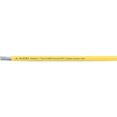 Cable de Alimentación Marino ABYC / 6 AWG / 200 pies (61 m) / Amarillo / Cobre OFC Estañado / 1,176 Hebras / PVC Flexible / Resistente a Aceite, Gasolina y UV / Instalaciones Marinas y Automotrices