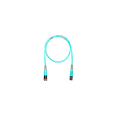 Jumper de Fibra Optica Multimodo 50/125 OM4, LC-SC Duplex, OFNR (Riser), Color Aqua, 5 Metros (16.40 Pies)