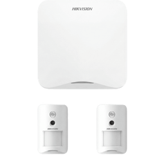 (AX HOME) KIT de Alarma AX HOME / Incluye: 1 Panel Wi-Fi / 2 Cámaras Inalámbricas + PIR / Batería de Respaldo / Compatible con Hik-Connect P2P y Hik-Partner PRO