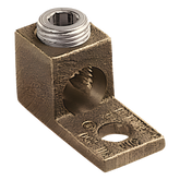 Terminal Tipo Lengüeta Recta de Cobre, Cal. 8 a 1/0 AWG, Orificio para perno de 5/16" (7.9mm)