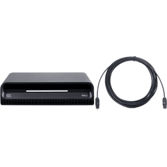 Amplificador de Audio Streaming VSSL MA1 125W Clase D | 2 Canales | AirPlay 2 + Google Cast | Bluetooth 5.3 | HDMI eARC | Cable Óptico Toslink 4.6 m (15 ft) | Multiroom Audio