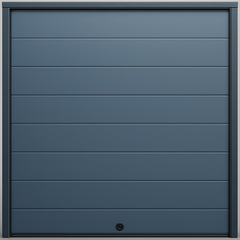 Puerta D / Garage D / Alta Calidad / Linea Central / Color GRIS / acabdo DELUXE / 20X8 pies / AISLADA / Estilo Americana.