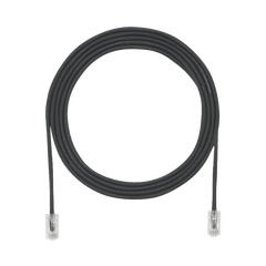 Cable de Parcheo UTP Cat6A, CM/LSZH, Diámetro Reducido (28AWG), Color Negro, 4 ft.